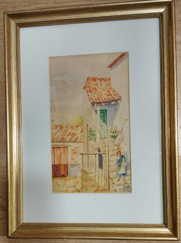 ISAC OLIVEIRA PINTO (1887-1963) - Aguarela