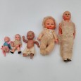 Cinco bonecos vintage