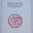 USOS E COSTUMES JURIDICOS DOS FULAS DA GUINÉ-BISSAU