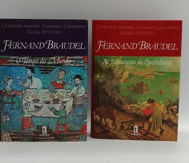 «Civilização Material, Economia e Capitalismo. Séculos XV-XVIII-2 volumes»