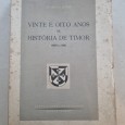VINTE E OITO ANOS DE HISTÓRIA DE TIMOR (1698 A 1725)