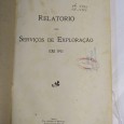 RELATÓRIO DOS SERVIÇOS DE EXPLORAÇÃO EM 1911