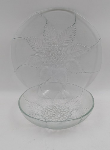 Taça e prato Girassol