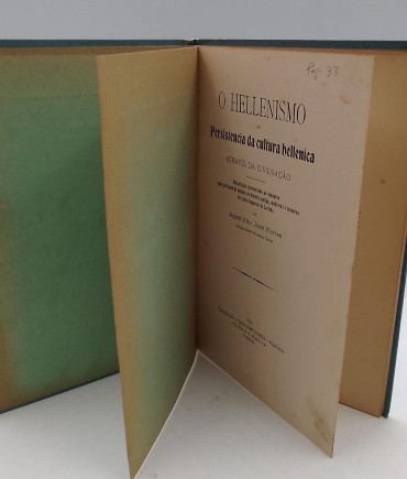 «O Hellenismo ou persistência da cultura hellenica através da Civilisação»