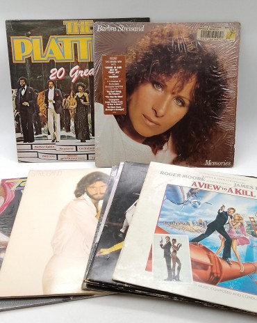 «Lote de 9 discos de vinil»