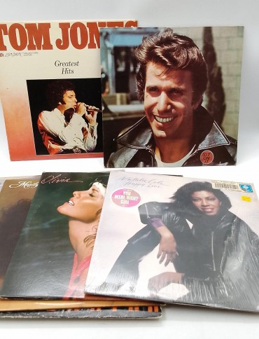«Lote de 9 discos de vinil»