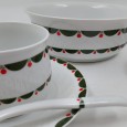 Molheira, taça grande e duas taças