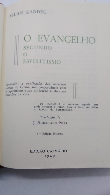 «O Evangelho segundo o Espiritismo»