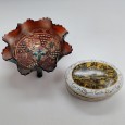 Fruteira e caixa oval