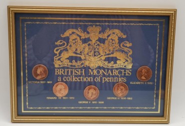 Coleção de cinco moedas