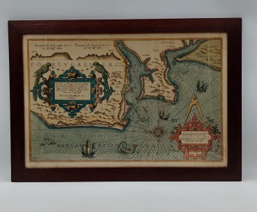 Mapa de Portugal antigo