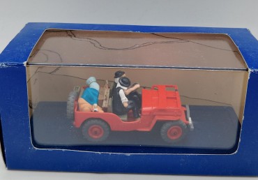 Carro do Tintin - Jeep rouge