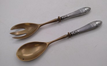 Par de talheres de salada