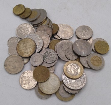 Lote de moedas de Portugal