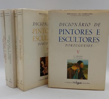 «Dicionário de Pintores e Escultores Portugueses- 5 volumes»