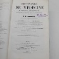«Dictionnnaire de Médecine de chirurgie, de Pharmacie, des Sciiences Accessoires et de L´art Vétérinaire»