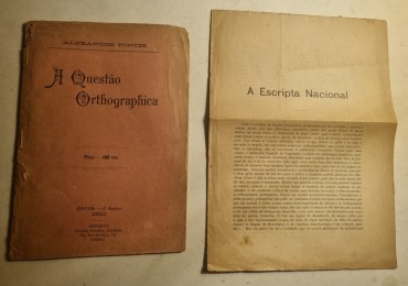 MANIFESTOS SOBRE A QUESTÃO ORTHOGRAPHICA (republicanos)