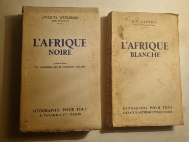 OBRAS DE JACQUES WEULERSSE e E.F. Gautier