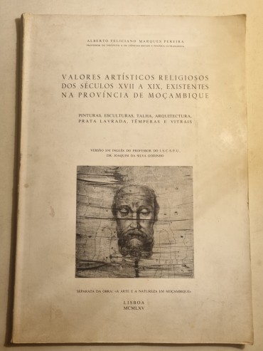 VALORES ARTÍSTICOS E RELIGIOSOS DOS SÉCULOS XVII A XVIII EXISTENTES NA PROVÍNCIA DE MOÇAMBIQUE