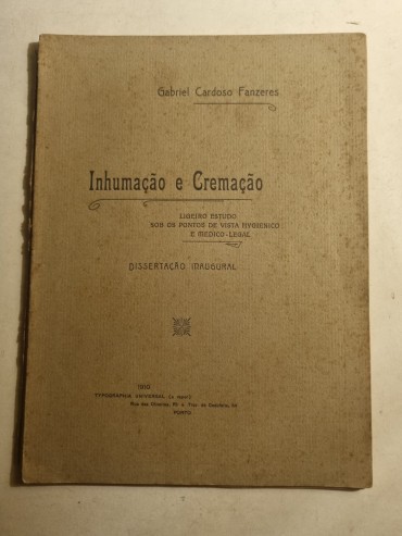 INHUMAÇÃO E CREMAÇÃO