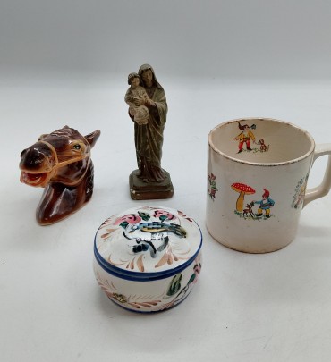 Lote quatro peças vintage