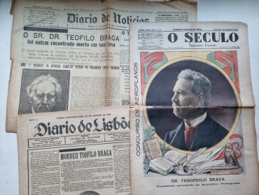 EPHEMERA THEOPHILO BRAGA