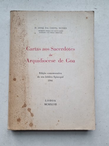 CARTAS AOS SACERDOTES DA ARQUIDIOCESE DE GOA