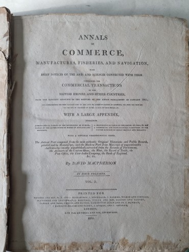 ANNALS OF COMMERCE – 1805