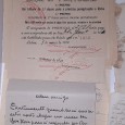 Lote de pequenos manuscritos, convites e papéis interessantes