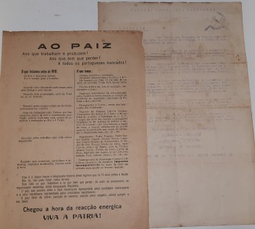 Dois documentos/Prospetos Políticos interessantes	