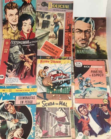 Dezoito (18) Livros antigos de Banda Desenhada