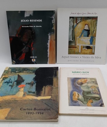 «Catálogos de Arte-4 volumes»