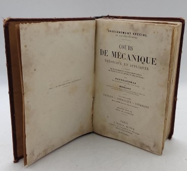 «Cours de Mécanique Théorique et Appliquée»