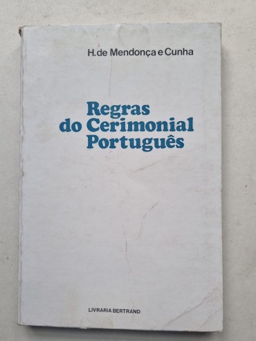 REGRAS DO CERIMONIAL PORTUGUÊS