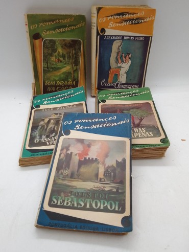 «Col. Os Romances Sensacionais-6 volumes»