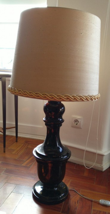 Par de candeeiros marmorizados