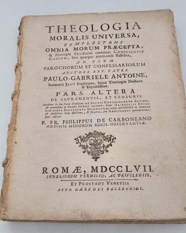 «Theologia Moralis Universa »
