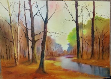 LAURENTINO CABAÇO - «Paisagem Outonal» 