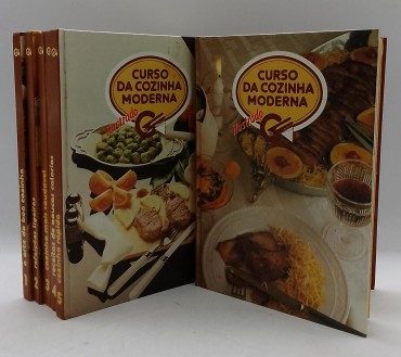 «Curso da Cozinha Moderna Ilustrado-6 volumes»