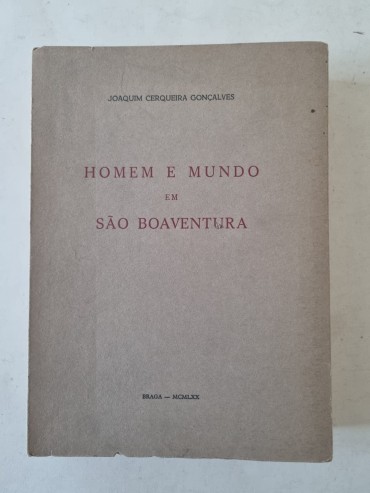 HOMEM E MUNDO EM SÃO BOAVENTURA