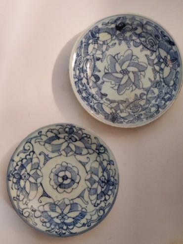 Dois pratos séc. XIX
