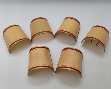 Seis palas (risca encarnada)