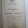 I CONGRESSO DE AGRICULTURA COLONIAL