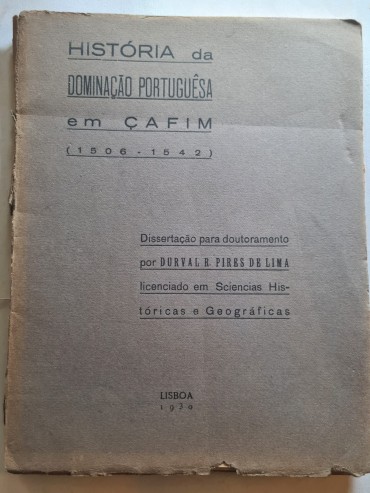 HISTÓRIA DA DOMINAÇÃO PORTUGUÊSA EM CAFIM (1506-1542)