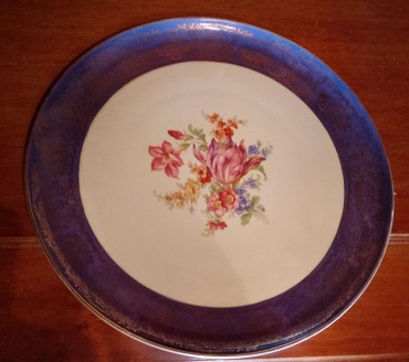 Prato de bolo (barra azul)