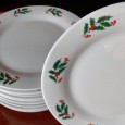 Dezoito pratos rasos NATAL