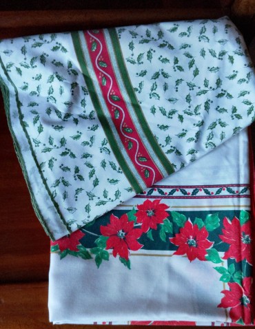 Duas toalhas de Natal