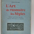 «L´Art de reconnaitre les styles»