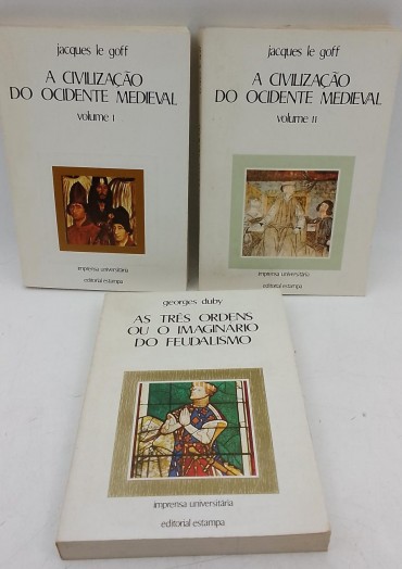 «A Civilização do Ocidente Medieval-3 volumes»