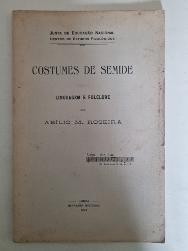 COSTUMES DE SEMIDE